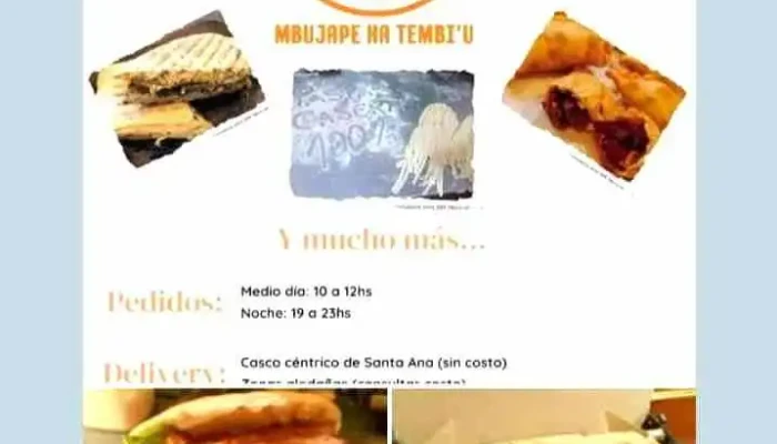 Sabores De Santa Ana Mbujape Ha Tembiu Carta - Santa Ana