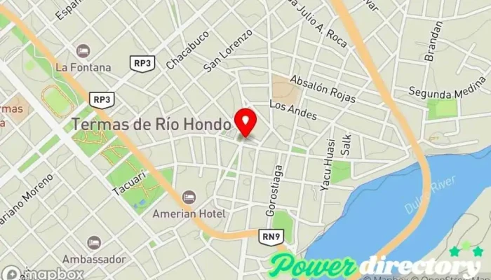 mapa de Sagrada Familia Cafetería en Termas de Río Hondo