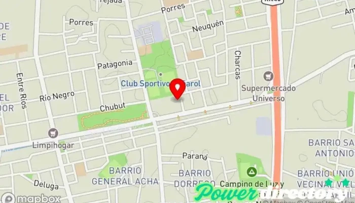 mapa de Sala De Salud Centro de salud en Chimbas