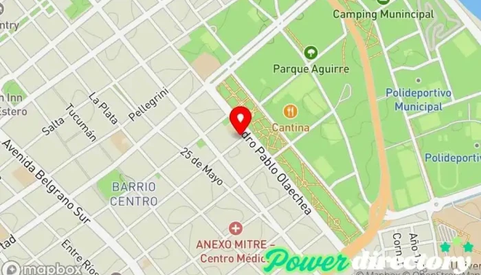 mapa de Sanatorio 9 de Julio Hospital privado, Médico de urgencias, Neonatólogo en DNF