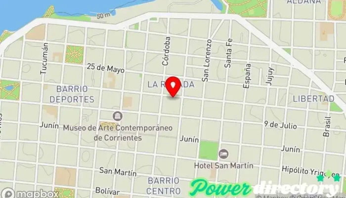 mapa de Sanatorio del Norte S.R.L. Clínica ambulatoria en Corrientes
