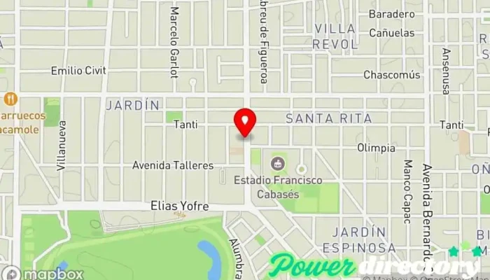 mapa de SAO Oficina médica, Centro de rehabilitación en Córdoba
