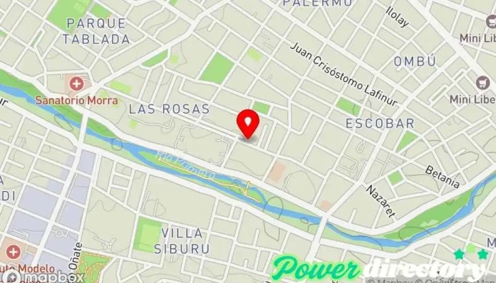 mapa de Sebastián Flores OSTEOPATÍA - KINESIOLOGÍA & FISIOTERAPIA Osteópata, Kinesiólogo, Terapeuta de reiki en Córdoba