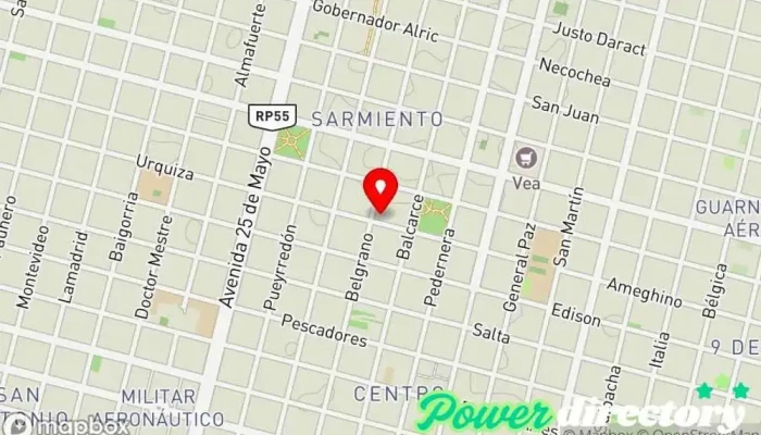 mapa de Secretos y sabores Panadería en Villa Mercedes