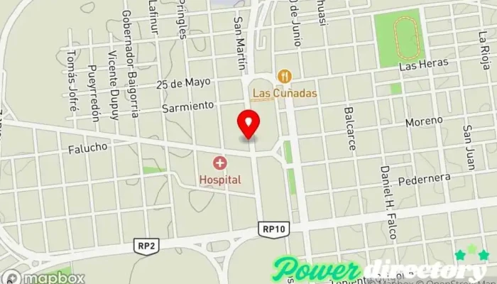 mapa de Servicio de Kinesiologia y Fisioterapia Salud y bienestar en La Toma