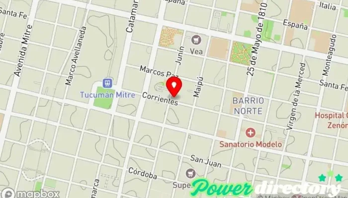 mapa de Sinergía Rehabilitación Asesor médico en San Miguel de Tucumán