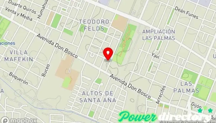 mapa de Spacio Kine - Centro de Rehabilitación Centro de rehabilitación en Córdoba