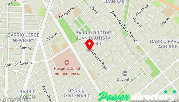mapa de Spalem centro de rehabilitación traumatólogica y deportiva Hospital en G4200DYB
