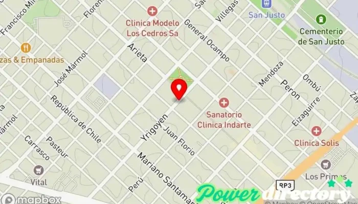 mapa de SU PRESTAMO YA Servicios de empresa a empresa, Agencia de préstamos en San Justo