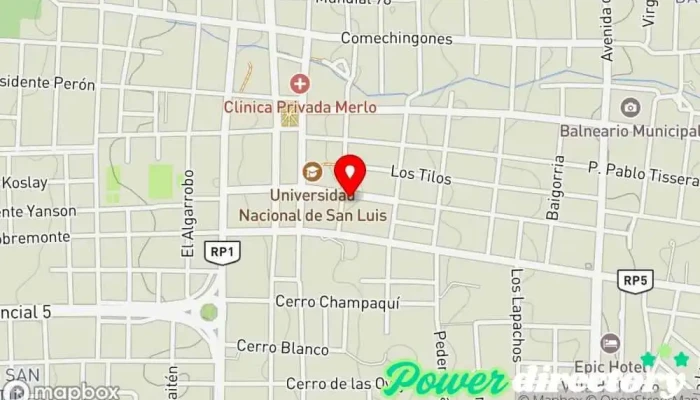 mapa de Supermercado Crecer Supermercado en Merlo