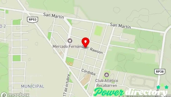 mapa de Supermercado El Buen Gusto Supermercado en Villa Basilio Nievas