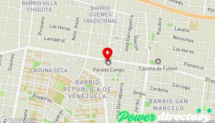 mapa de Supermercados Parada Canga Supermercado, Panadería, Grandes almacenes en Corrientes