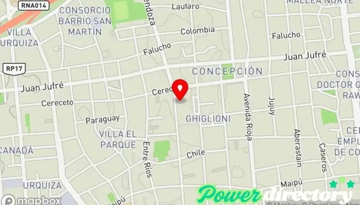 mapa de Terapia postural activa san juan Kinesiólogo en San Juan