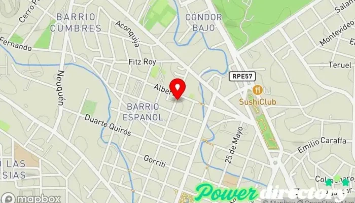 mapa de Terapia Postural Activa (TPA-Villa Allende) Centro de rehabilitación en Villa Allende
