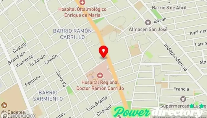mapa de Todo Casero Panificadora Panadería en Santiago del Estero