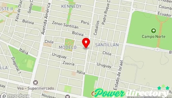 mapa de Traumatología Fisioterapia Bulnes Fisioterapeuta, Centro de rehabilitación en San Miguel de Tucumán