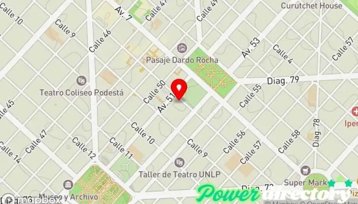 mapa de TuDineroHoy (Prestamos con Tarjeta de Crédito) Consultora financiera en La Plata