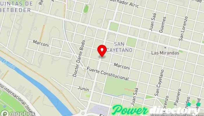 mapa de Umami Pastelería Artesanal Pastelería en Villa Mercedes