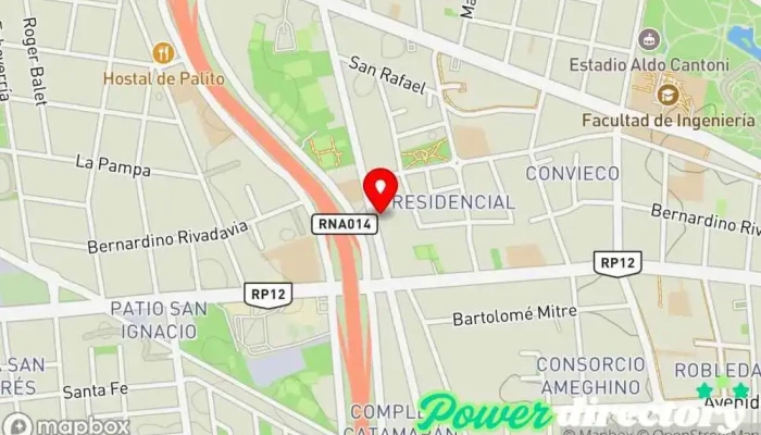 mapa de Universo gluten free Cafetería en San Juan
