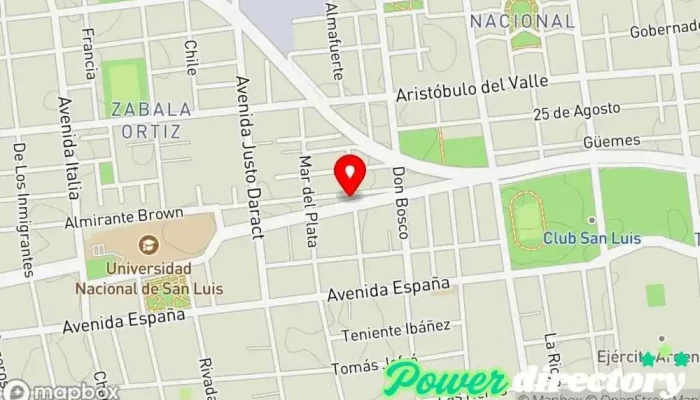 mapa de Valentino - San Luis Tienda de suministros para hornear en D5700BQC D5700BPB