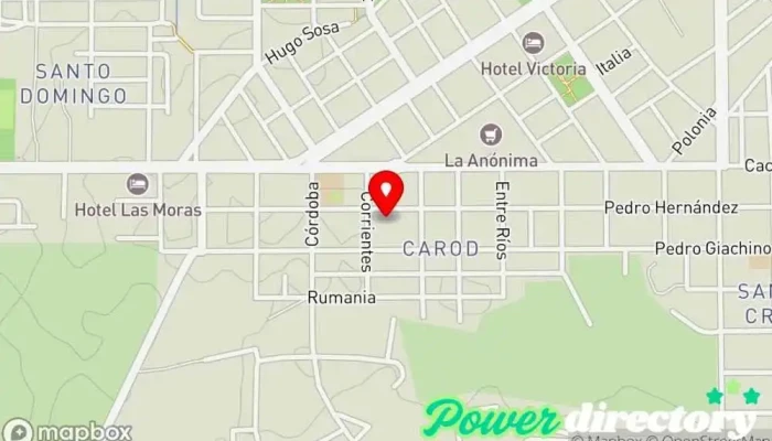 mapa de VC Equilibrio Pilates Gimnasio en Catriel