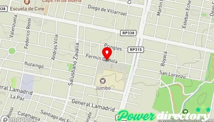 mapa de Vea Panadería en Yerba Buena