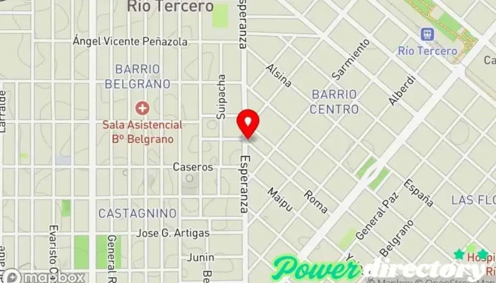 mapa de VITALITA ESTETICA Y KINESIOLOGIA Kinesiólogo en Río Tercero