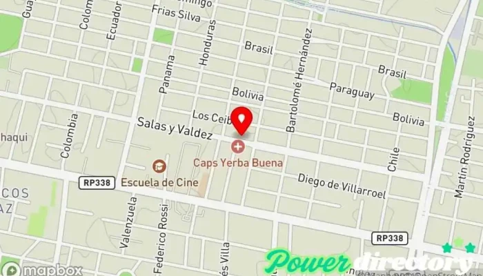 mapa de Vitalud Oficina médica en Yerba Buena