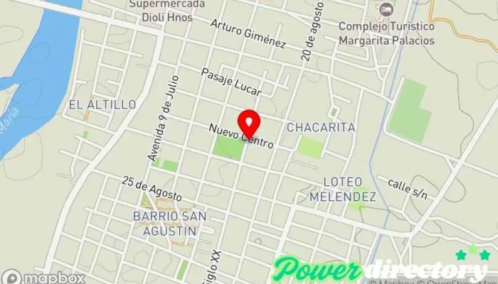 mapa de Western Union Banco en Santa María