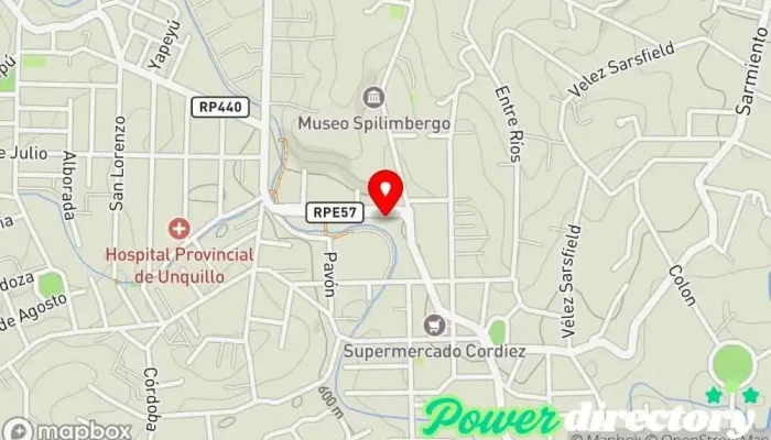 mapa de Western Union Servicio de transferencias de dinero en Unquillo