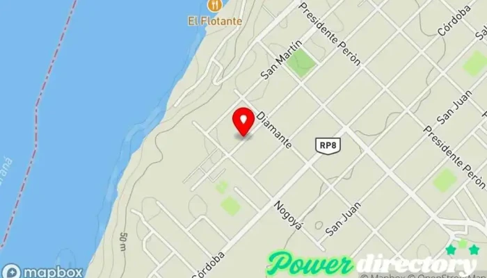 mapa de Western Union Servicio de transferencias de dinero en Villa Hernandarias