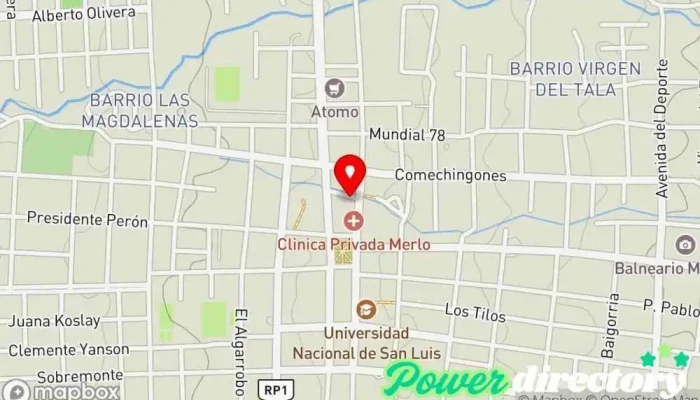 mapa de Xantina - El Mercadito Sin Gluten Restaurante de comida sin gluten en Merlo