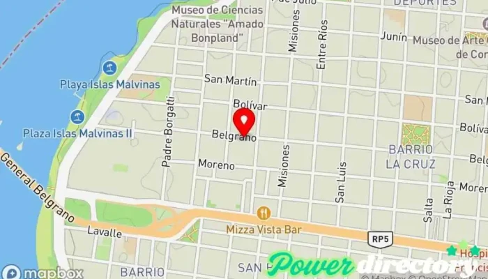 mapa de Yoana Chipacitos Panadería en Corrientes