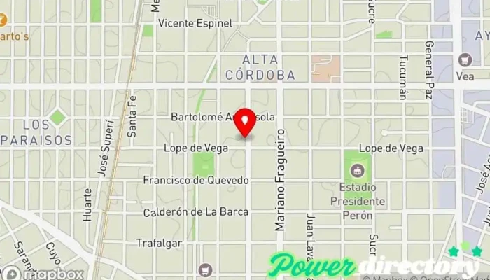 mapa de Young Kinesiologia-Fisioterapia Clínica de fisioterapia en Córdoba