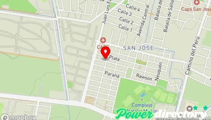 mapa de Zona Dulce Ana Jo LosQuintanaVeggie Pastelería en Yerba Buena